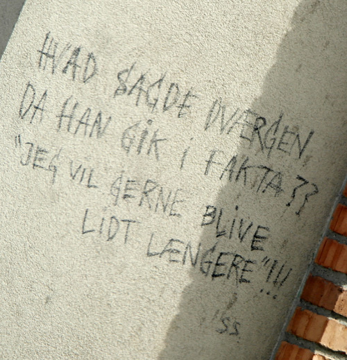 Streetart Kastetvej i Aalborg